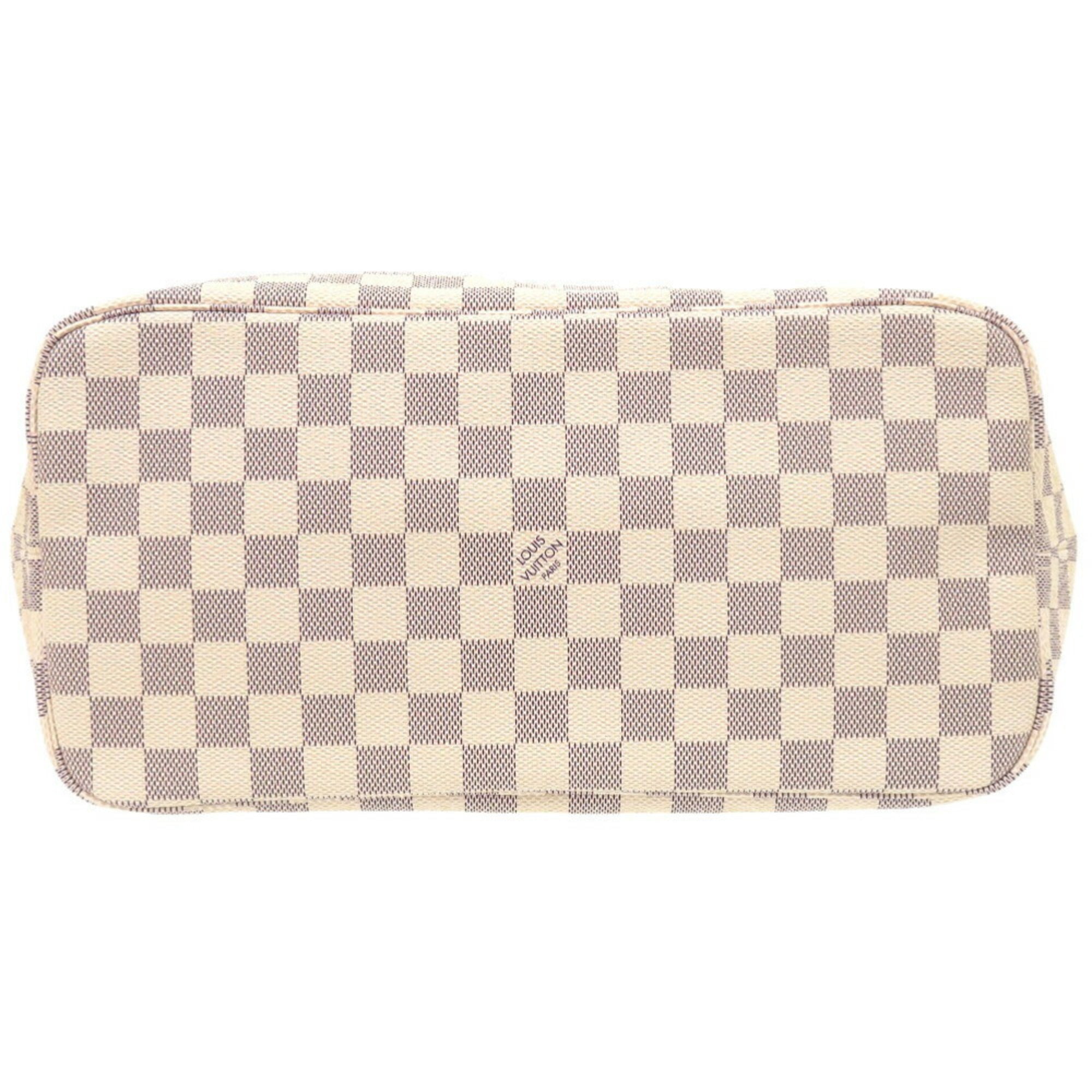 Louis Vuitton White Damier Azur Tote Bag (Pre-Owned)