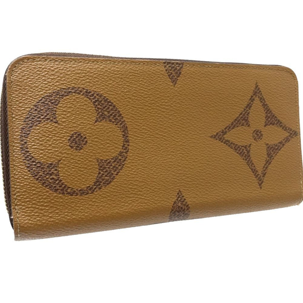 Louis Vuitton Brown Canvas Long Wallet (Bi-Fold) (Pre-Owned)