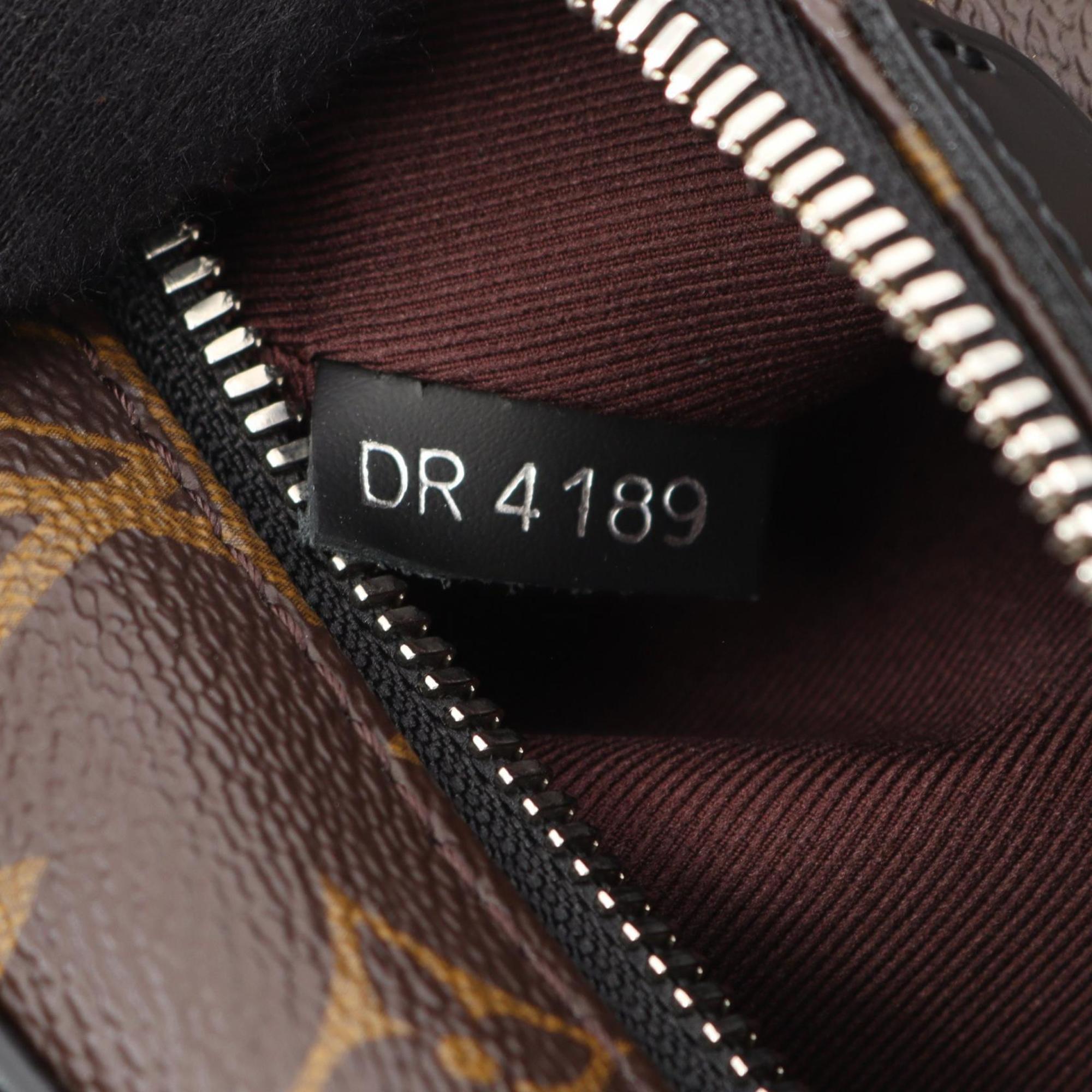 Louis Vuitton Black Brown Monogram Macassar Coated Canvas Monogram Pvc Leather Backpack (Pre-Owned)