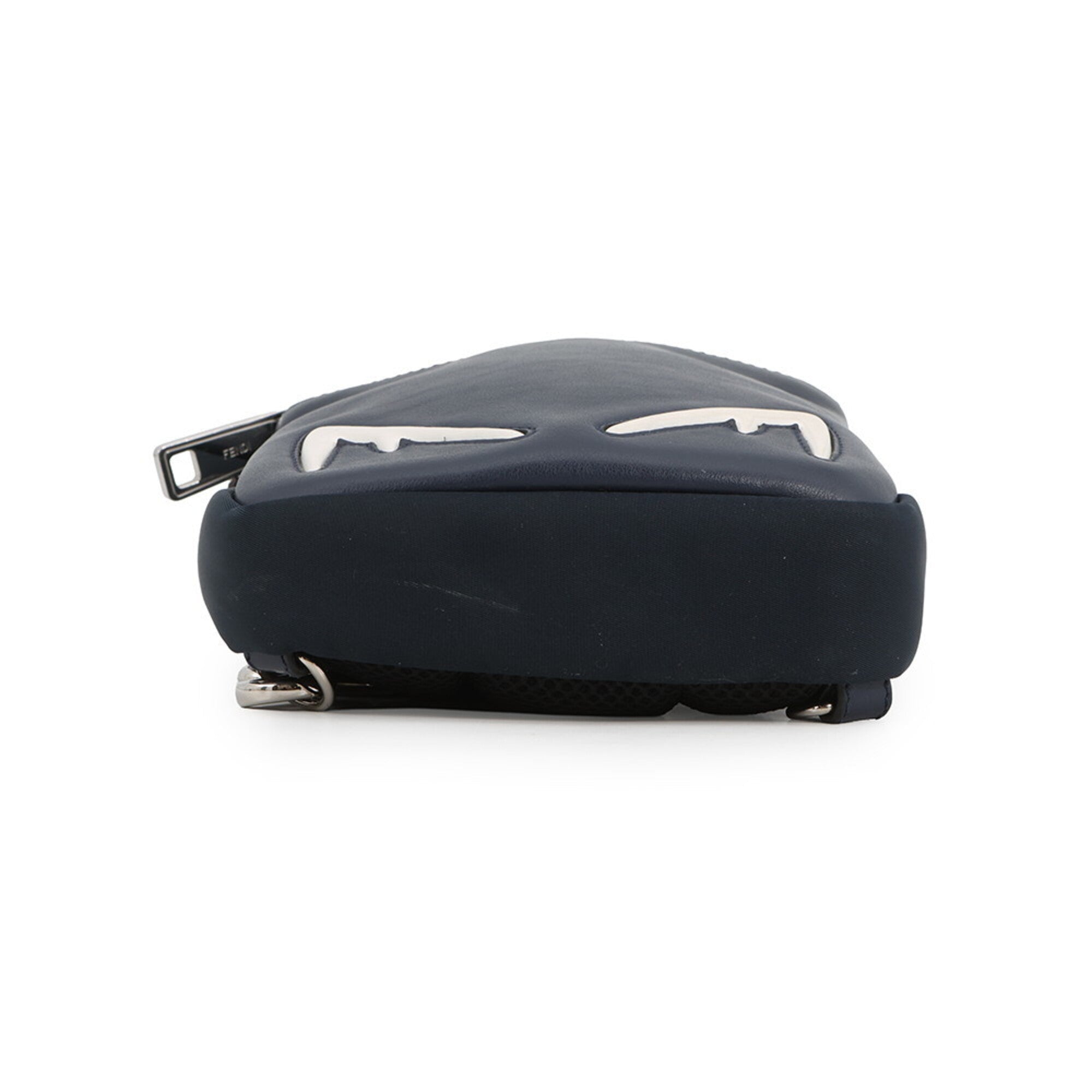 Fendi Navy Nylon Handbag Sling Bag (Pre-Owned)