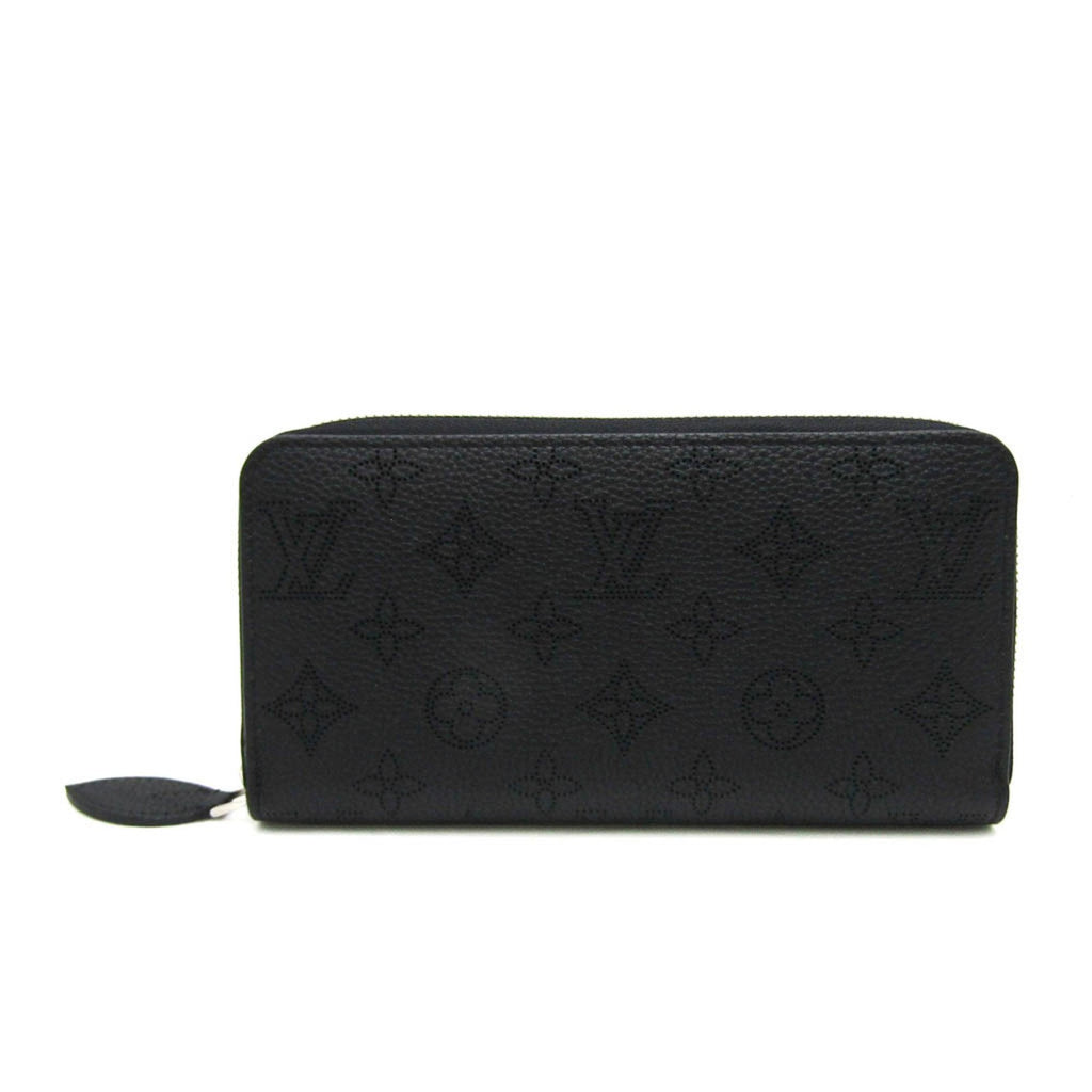Louis Vuitton Mahina Noir Mahina Leather Long Wallet (Bi-Fold) (Pre-Owned)