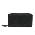 Louis Vuitton Mahina Noir Mahina Leather Long Wallet (Bi-Fold) (Pre-Owned)