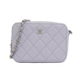 Chanel Light Purple Grained Calfskin Shoulder Bag (Pre-Owned)