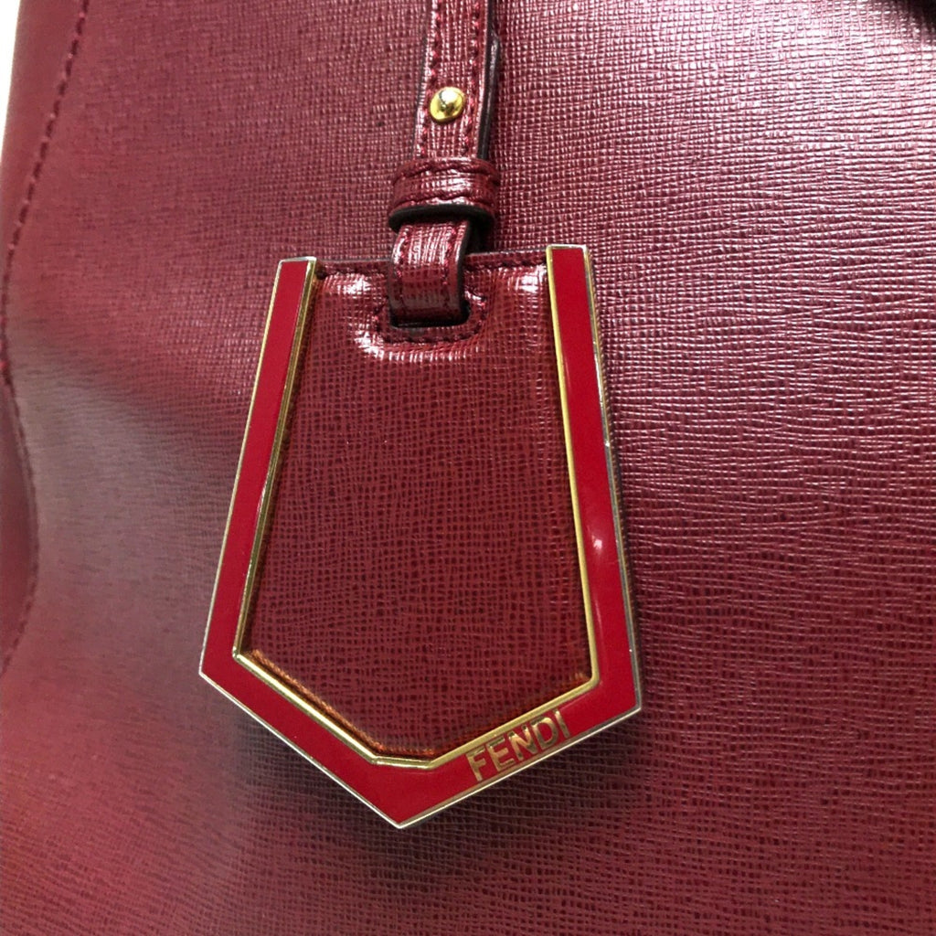 Fendi Red Leather Handbag (Pre-Owned)