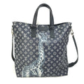 Louis Vuitton Monogram Savane Navy Shoulder Bag Tote Bag (Pre-Owned)