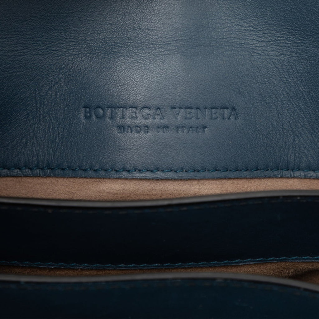 Bottega Veneta Blue Handbag Shoulder Bag (Pre-Owned)
