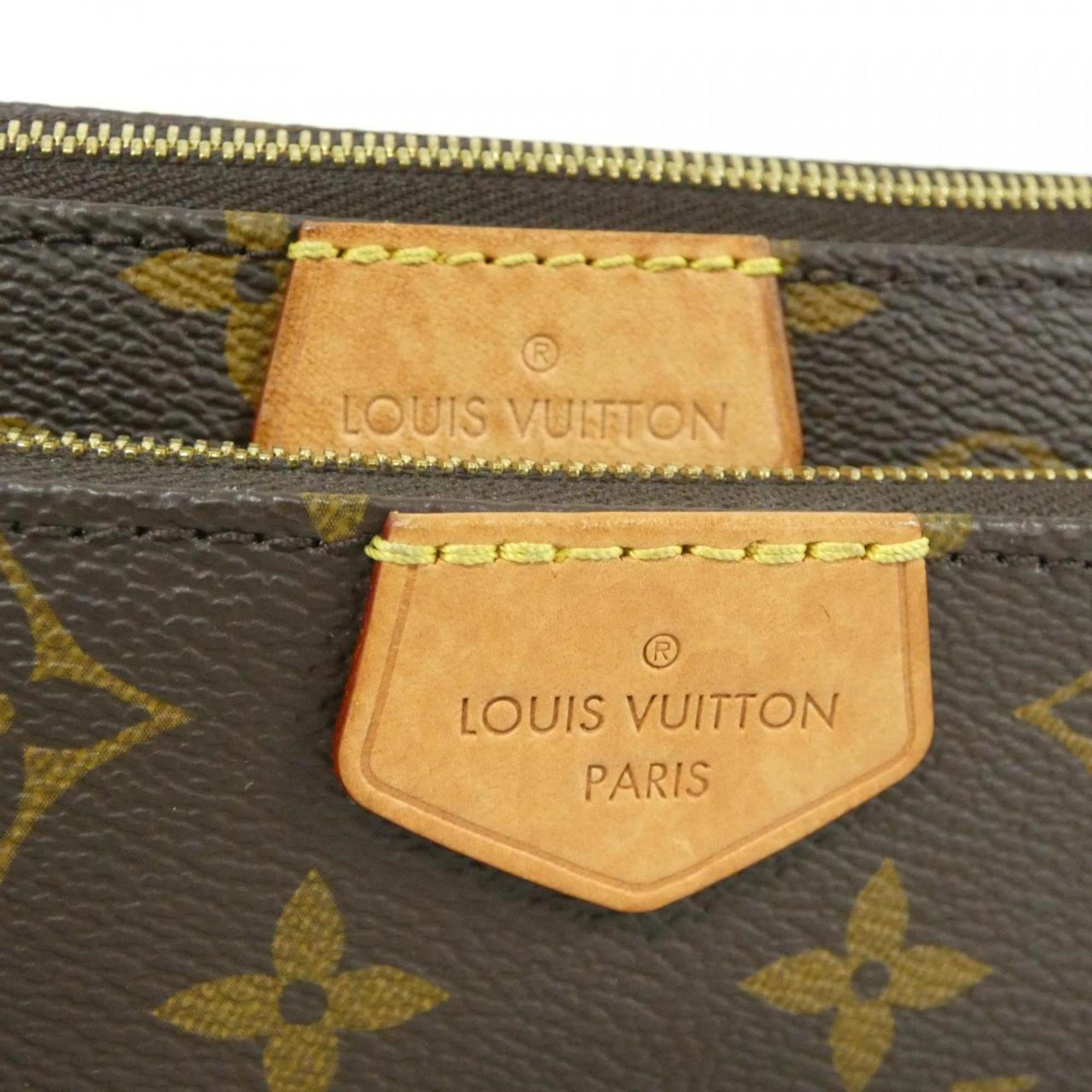Louis Vuitton Monogram Khaki Marron Monogram Monogram Pochette Pouch Shoulder Bag (Pre-Owned)