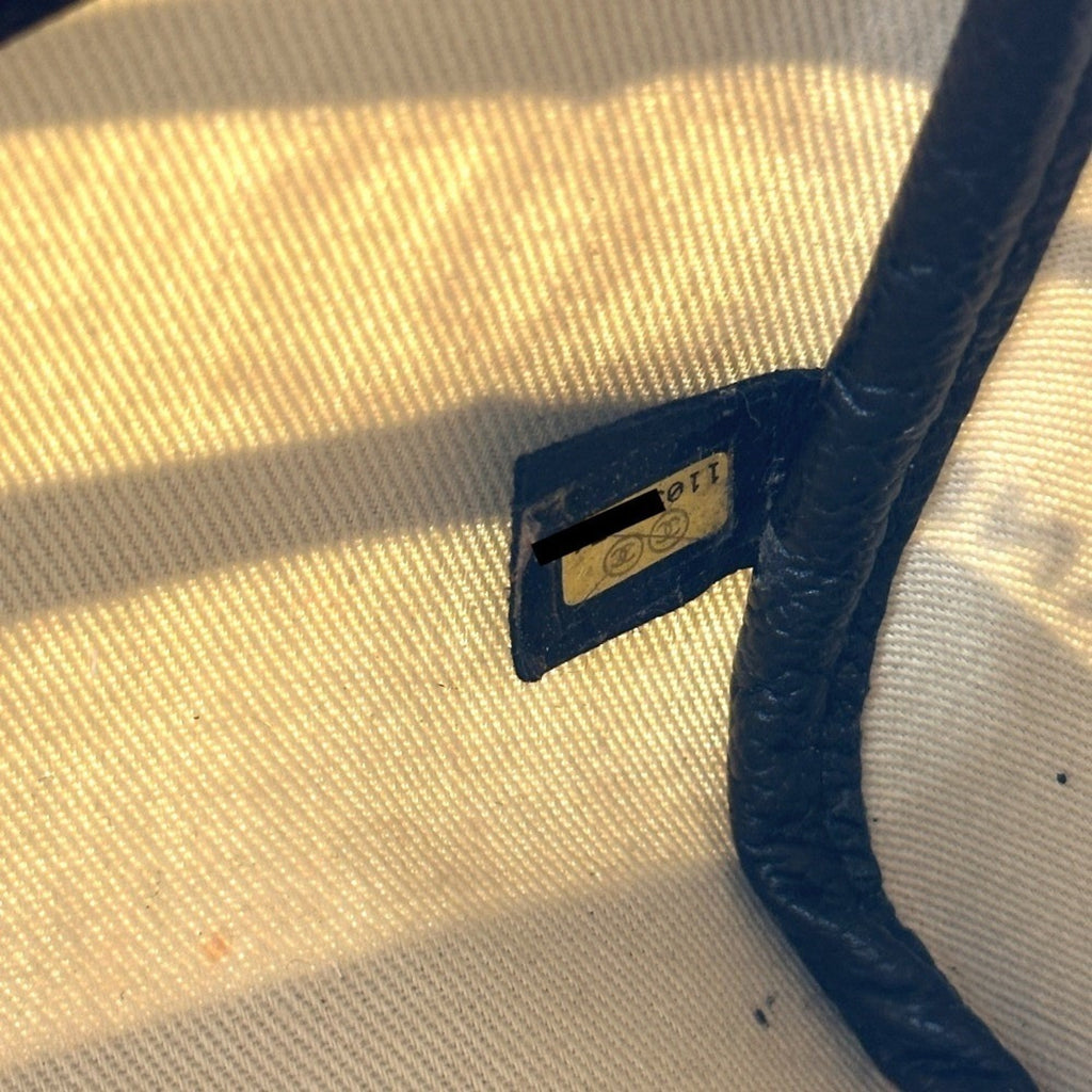 Chanel Black Yellow Pvc Boston Bag Handbag (Pre-Owned)