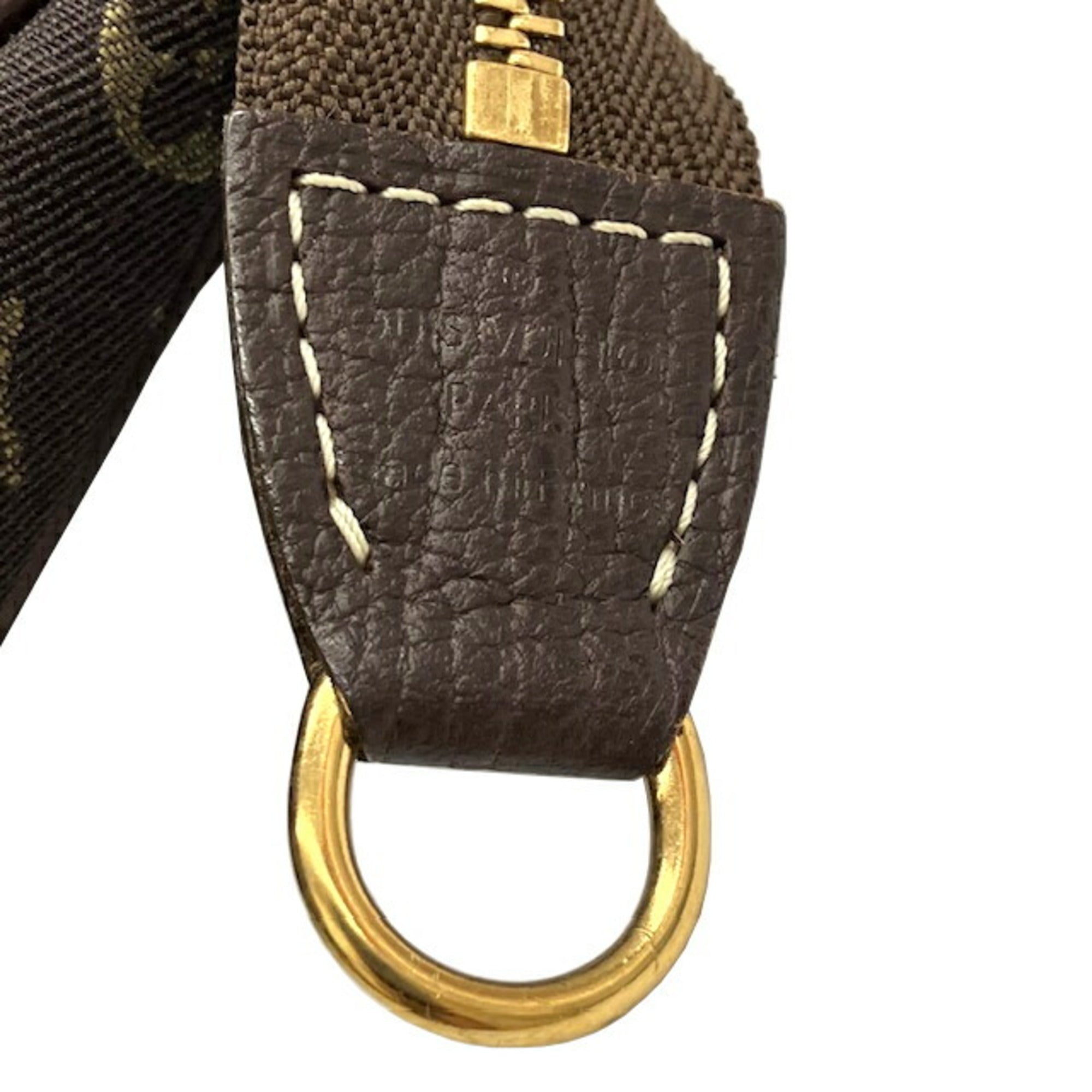 Louis Vuitton Brown Ebene Monogram Mini Lin Pouch (Pre-Owned)