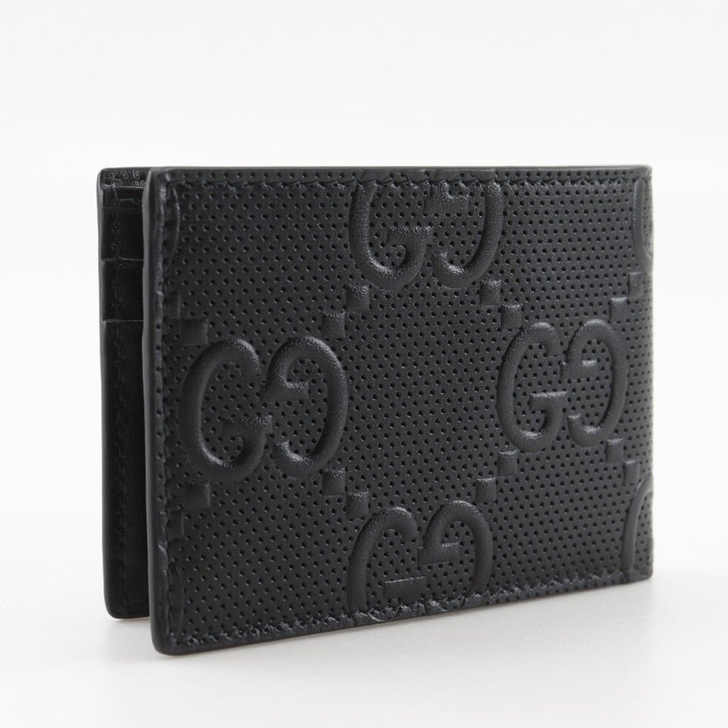 Gucci Black Leather Coin Purse/Coin Case (Pre-Owned)