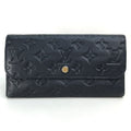 Louis Vuitton Infini Navy Monogram Empreinte Long Wallet (Bi-Fold) (Pre-Owned)