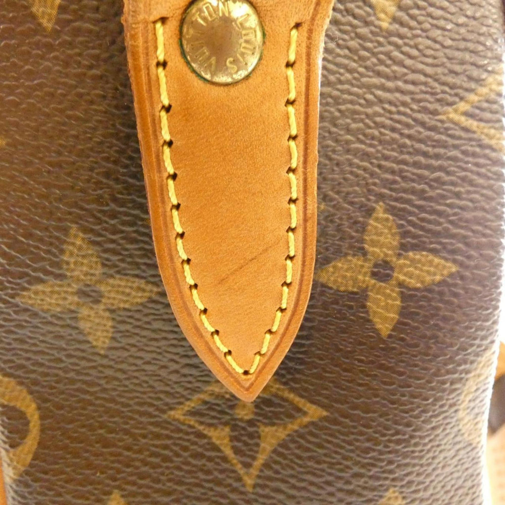 Louis Vuitton Marron Coated Canvas Shoulder Bag (Pre-Owned)
