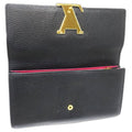 Louis Vuitton Noir Long Wallet (Bi-Fold) (Pre-Owned)