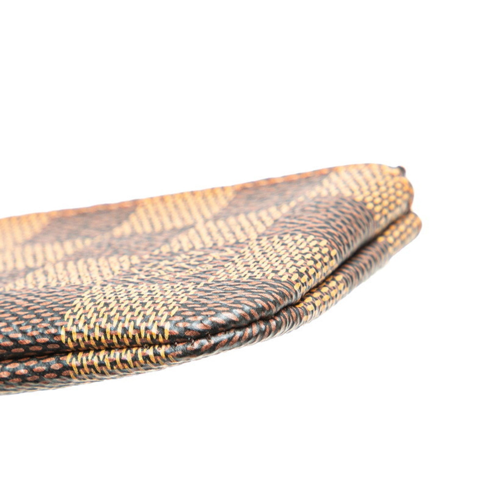 Louis Vuitton Brown Pvc Leather Coin Purse/Coin Case (Pre-Owned)