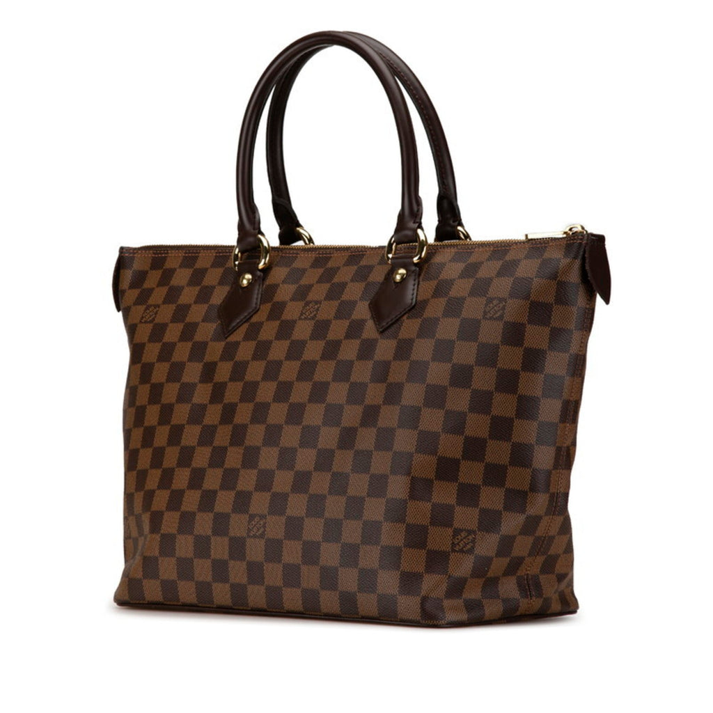 Louis Vuitton Brown Pvc Leather Handbag Shoulder Bag (Pre-Owned)