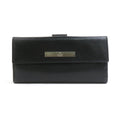 Gucci Black Leather Long Wallet (Bi-Fold) (Pre-Owned)