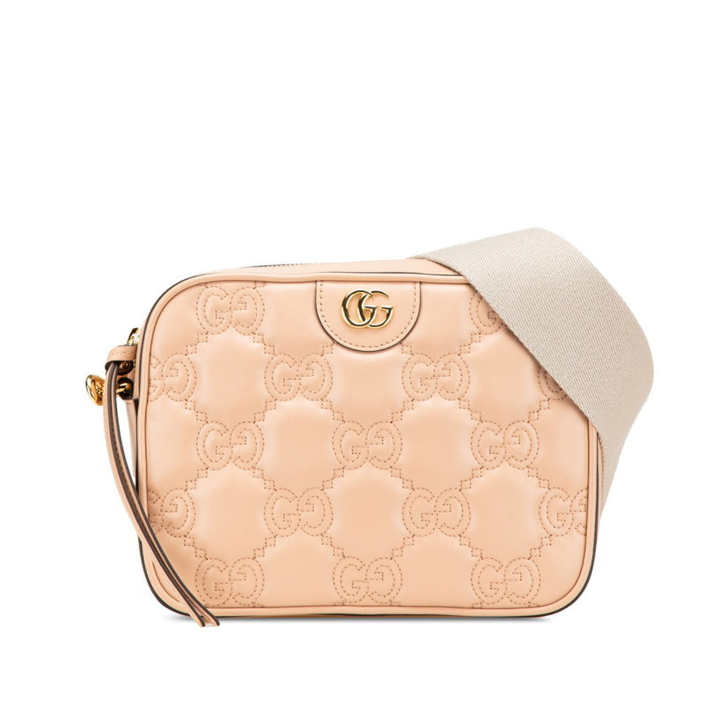 Gucci Beige Leather Shoulder Bag (Pre-Owned)