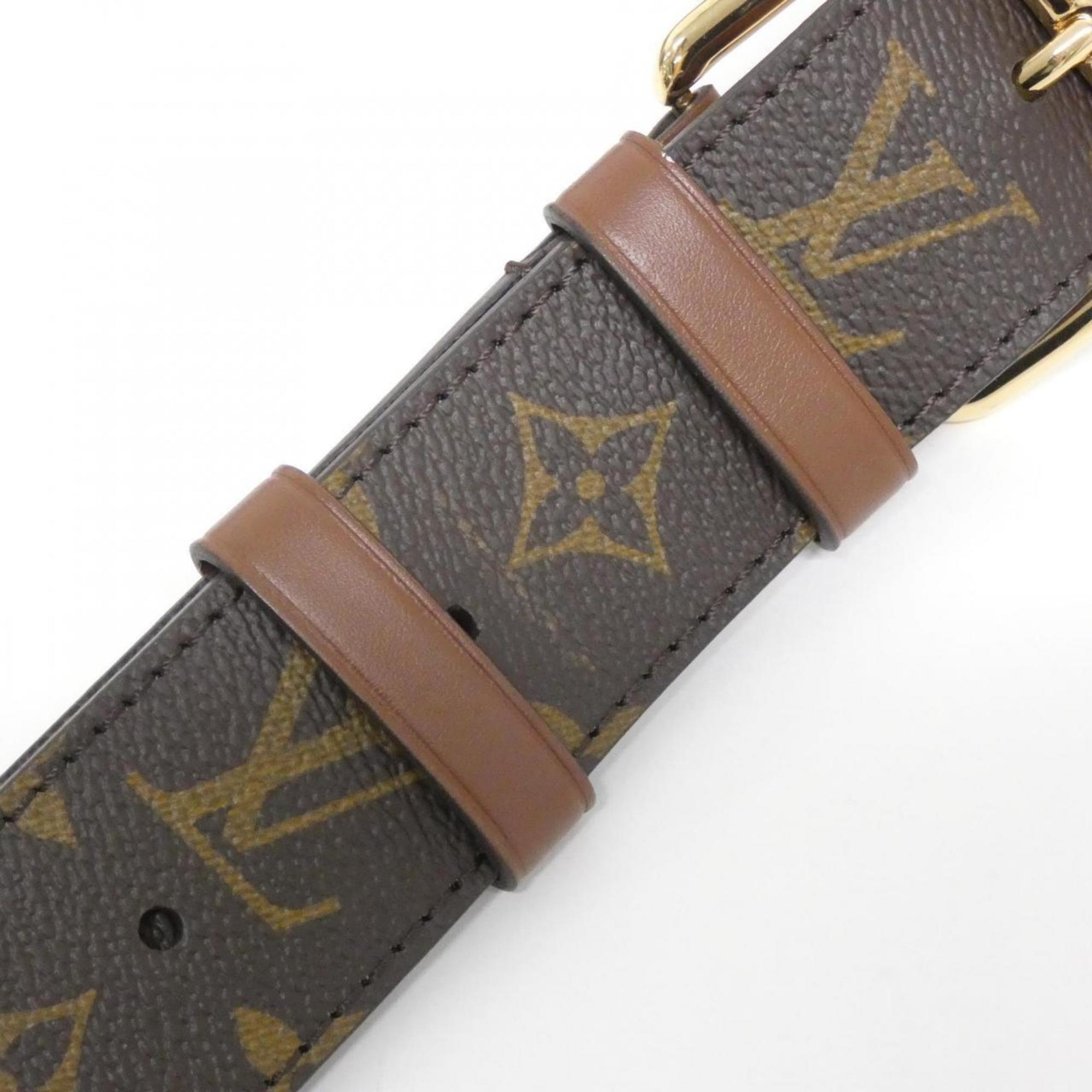 Louis Vuitton Monogram Marron Coated Canvas Shoulder Bag (Pre-Owned)