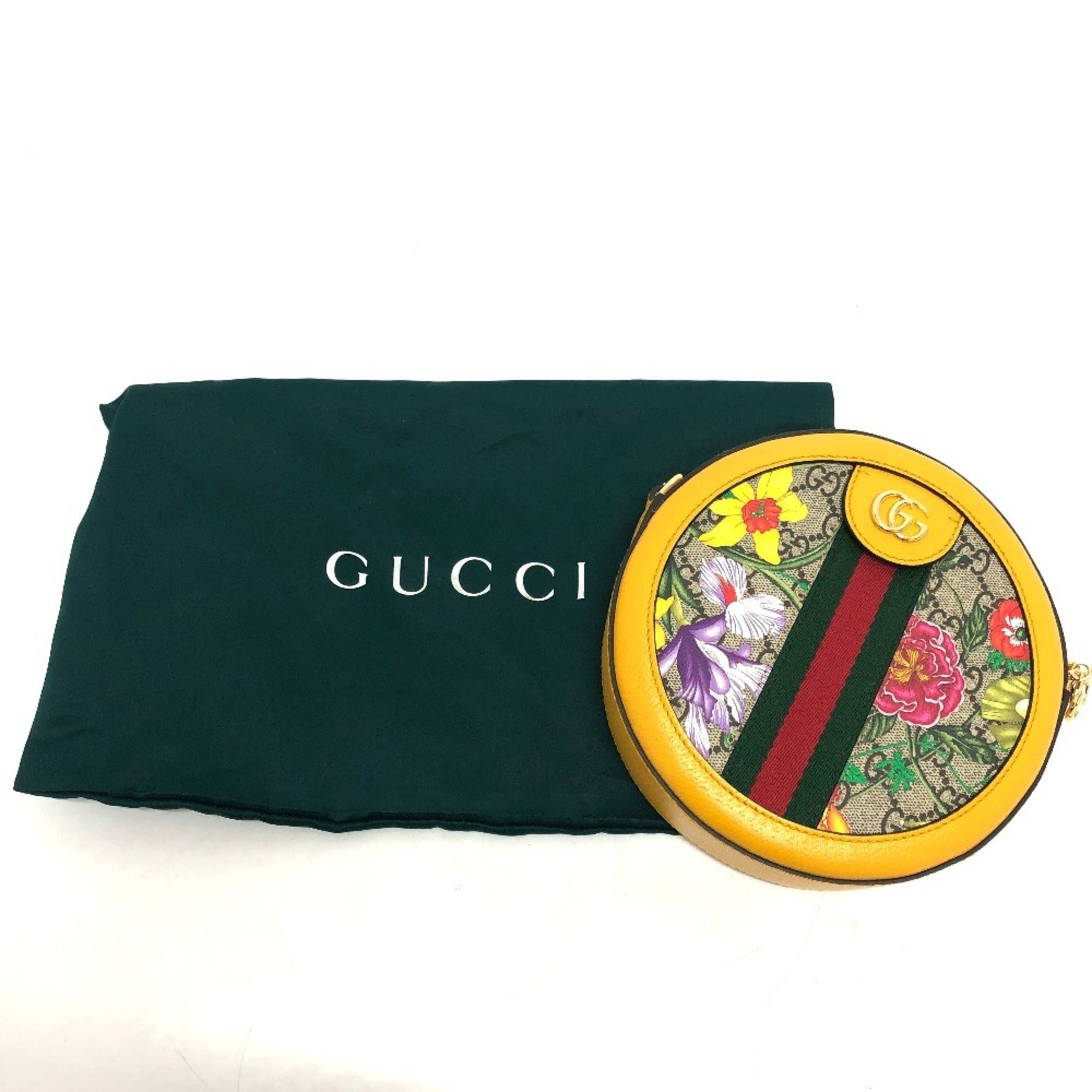 Gucci Yellow Gg Supreme Shoulder Bag (Pre-Owned)