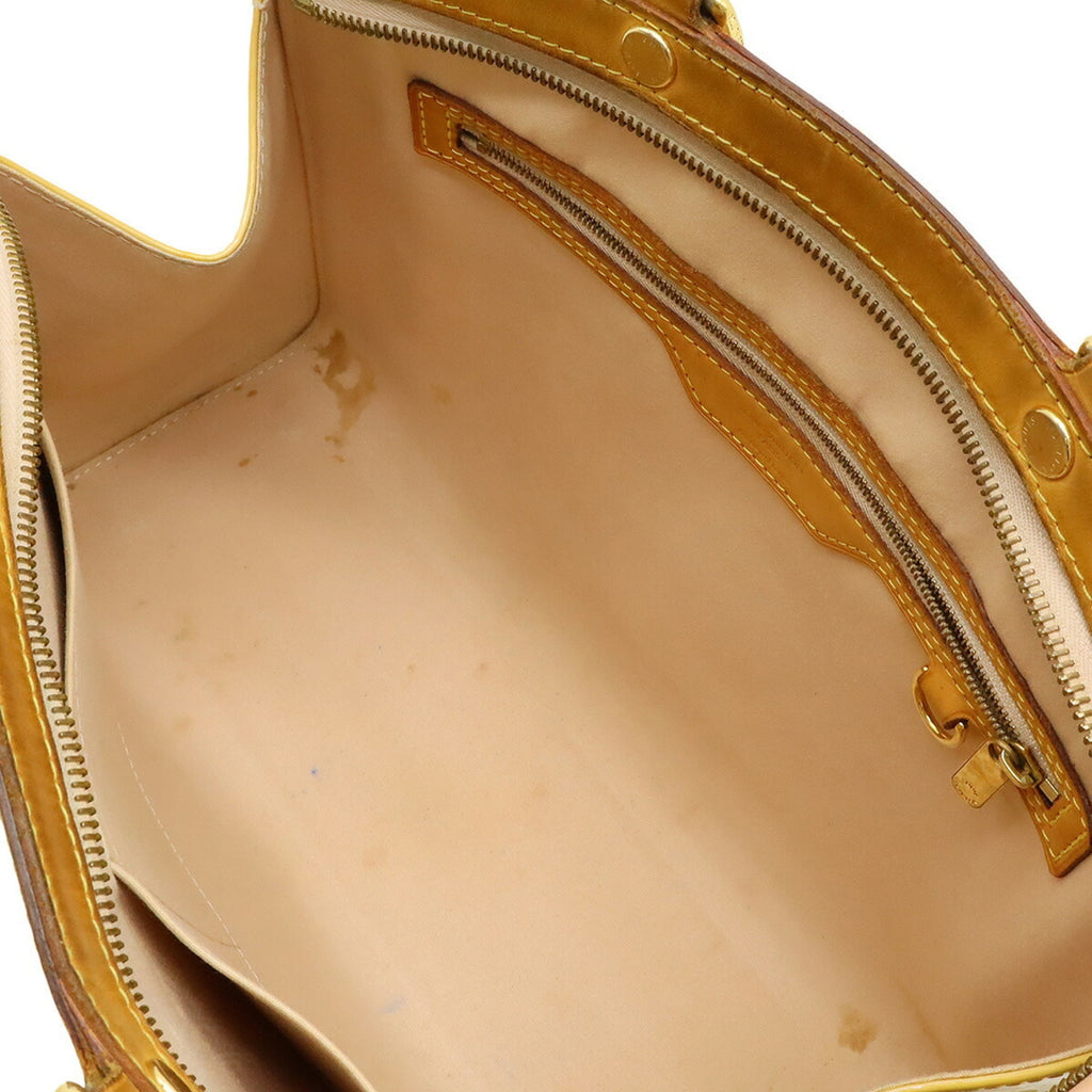 Louis Vuitton Beige Dune Monogram Vernis Handbag Shoulder Bag Tote Bag (Pre-Owned)