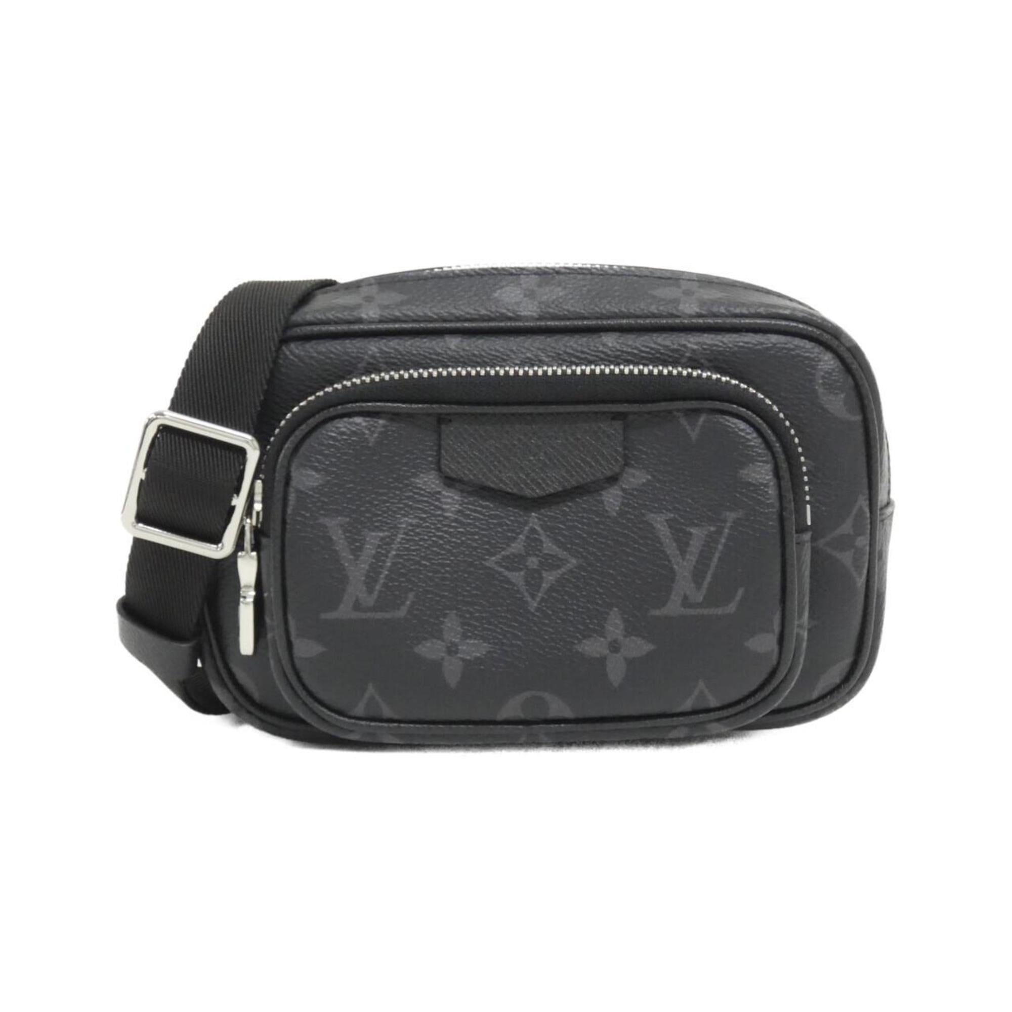 Louis Vuitton Black Coated Canvas Pochette Shoulder Bag (Pre-Owned)