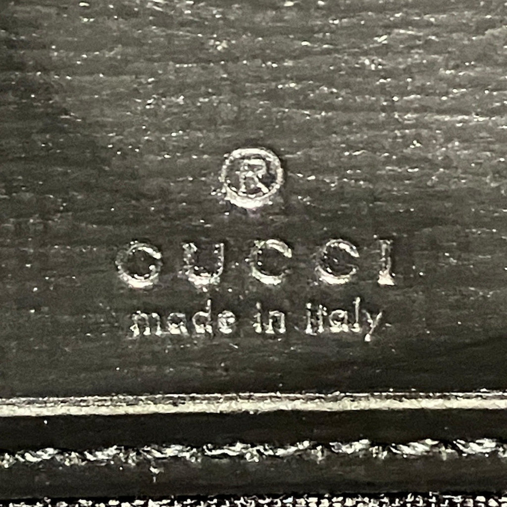Gucci Black Gg Supreme Long Wallet (Bi-Fold) (Pre-Owned)