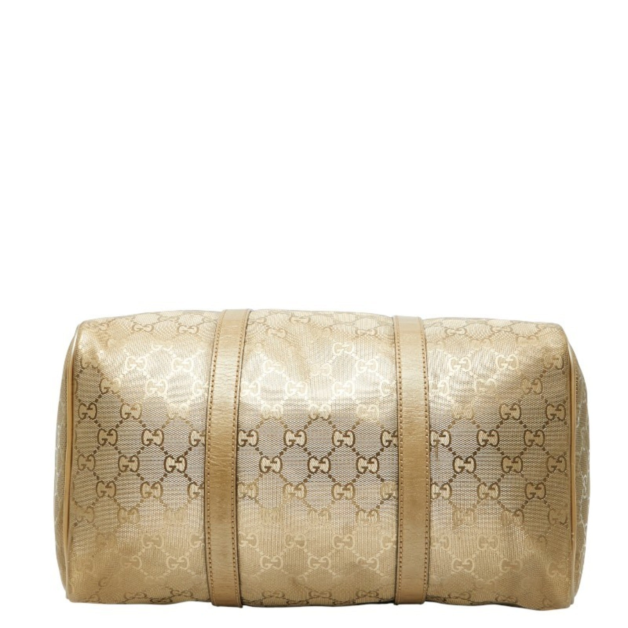 Gucci Gold Pvc Leather Handbag (Pre-Owned)