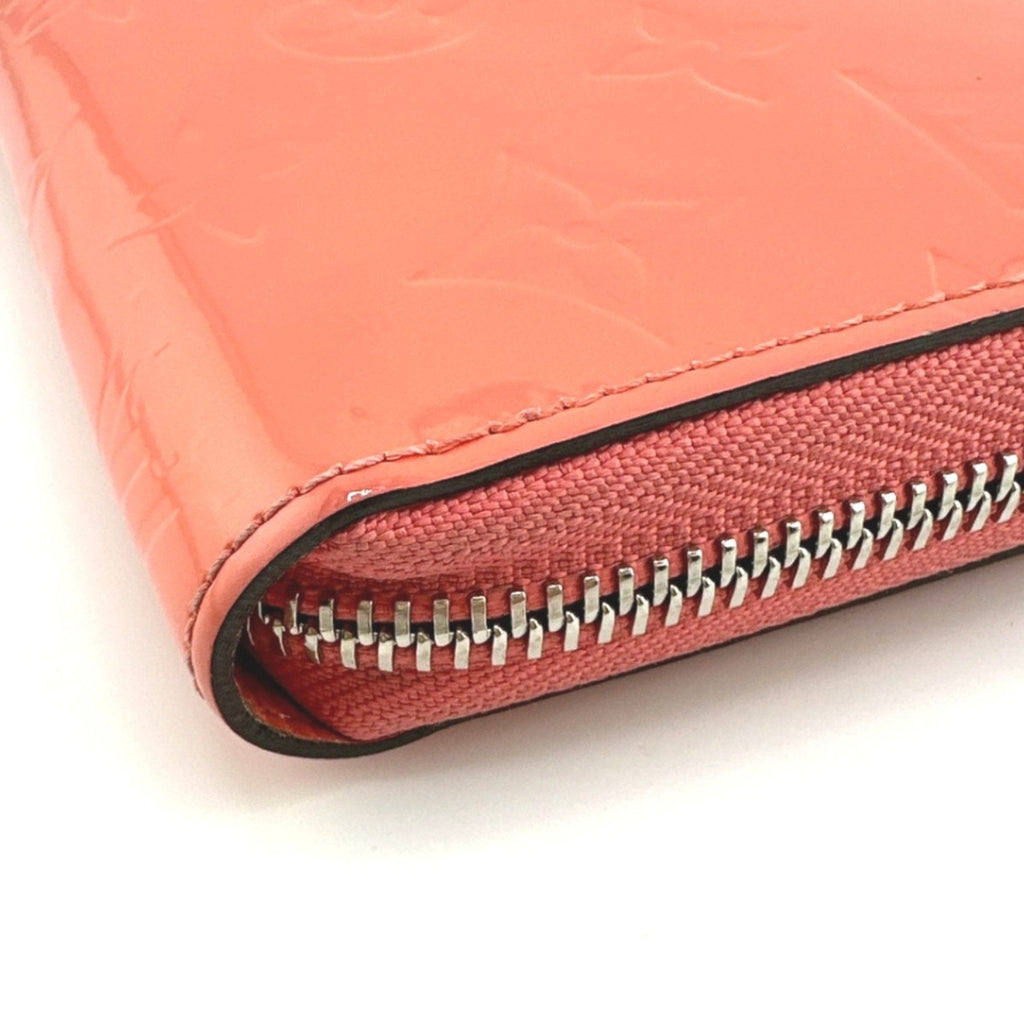 Louis Vuitton Monogram Vernis Rose Litchi Monogram Vernis Long Wallet (Bi-Fold) (Pre-Owned)
