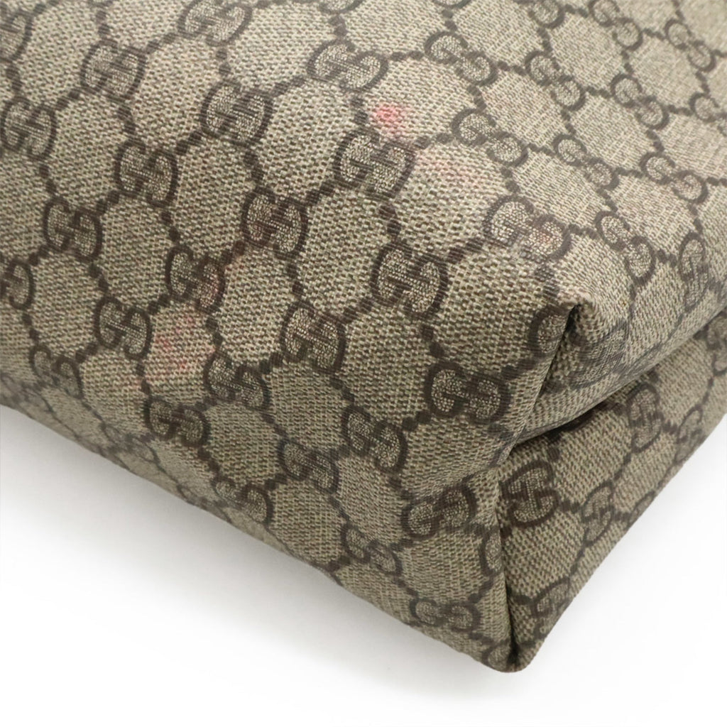 Gucci Beige Brown Gg Supreme Shoulder Bag Tote Bag (Pre-Owned)