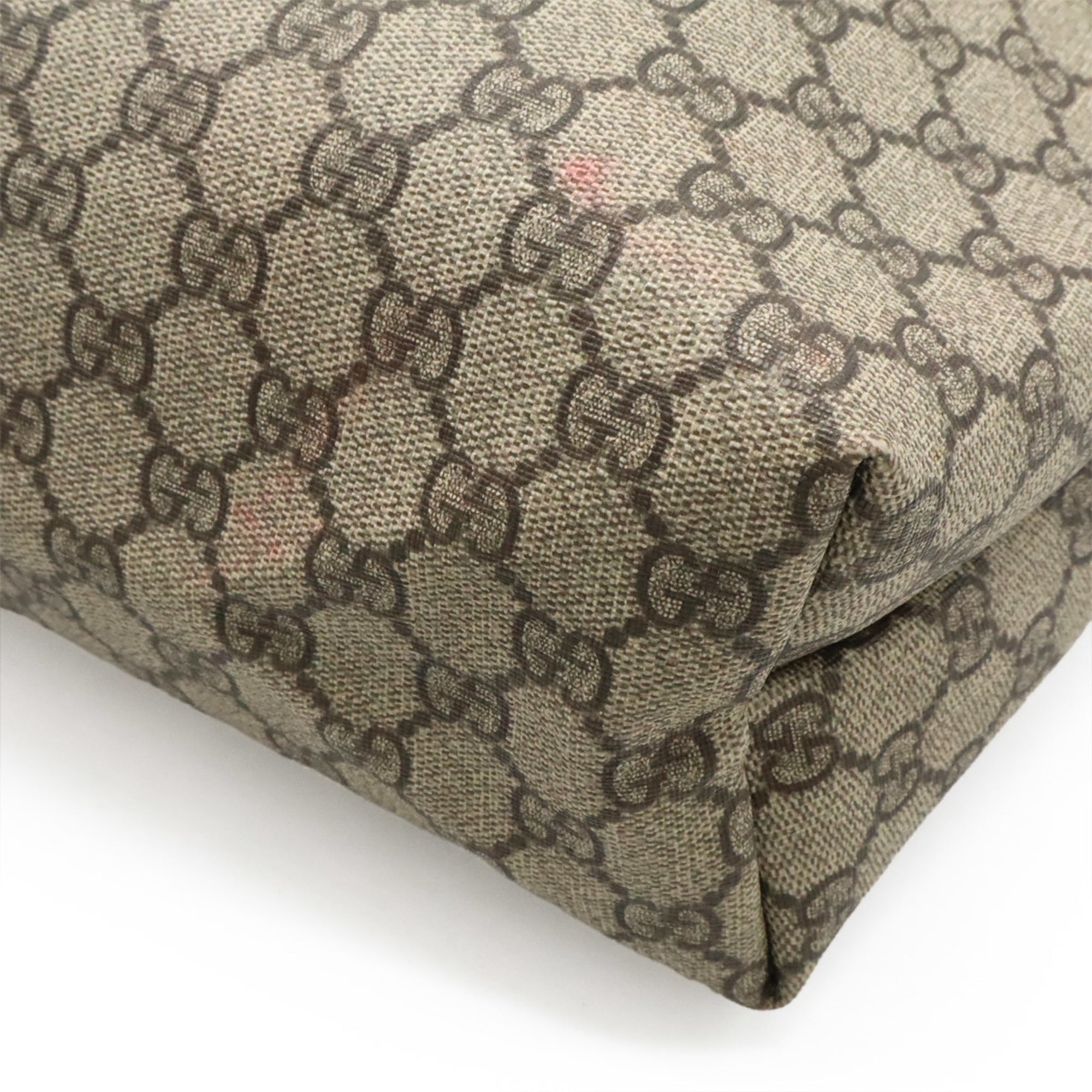 Gucci Beige Brown Gg Supreme Shoulder Bag Tote Bag (Pre-Owned)