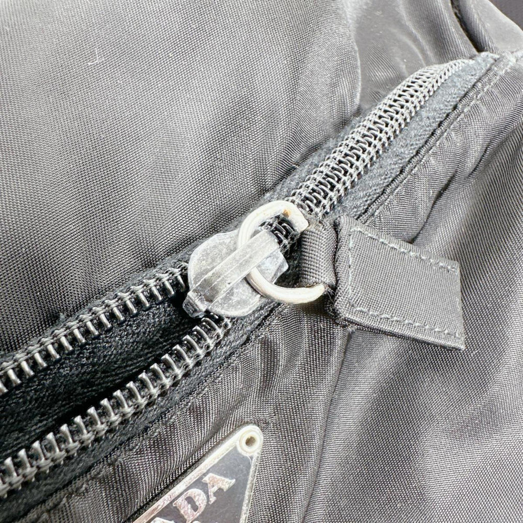 Prada Black Nylon Shoulder Bag Sling Bag (Pre-Owned)