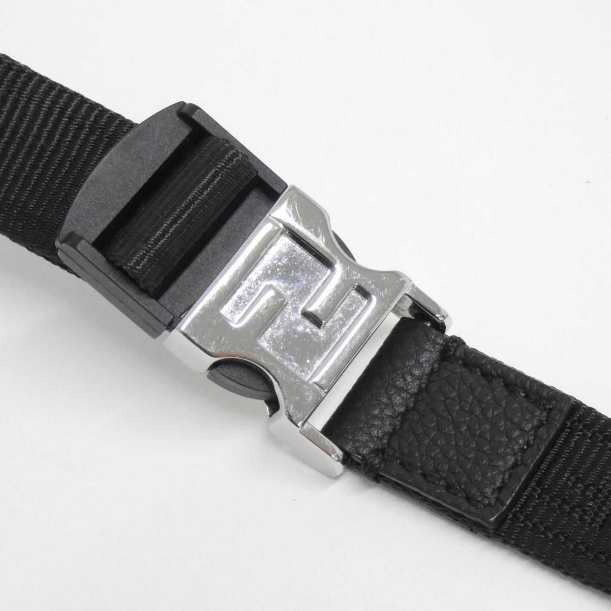 Fendi Black Leather Fanny Pack (Pre-Owned)