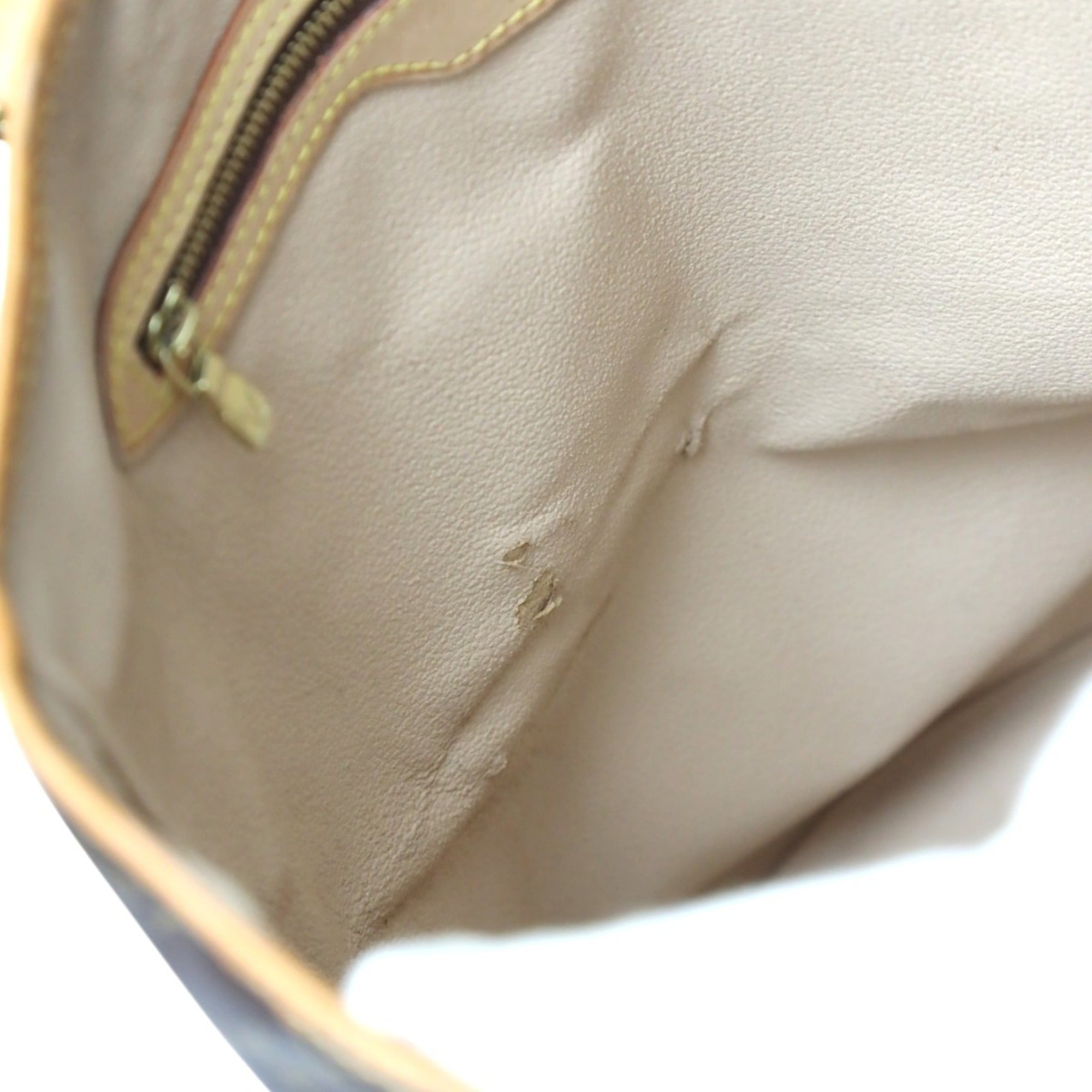 Louis Vuitton Brown Monogram Canvas Shoulder Bag Tote Bag (Pre-Owned)
