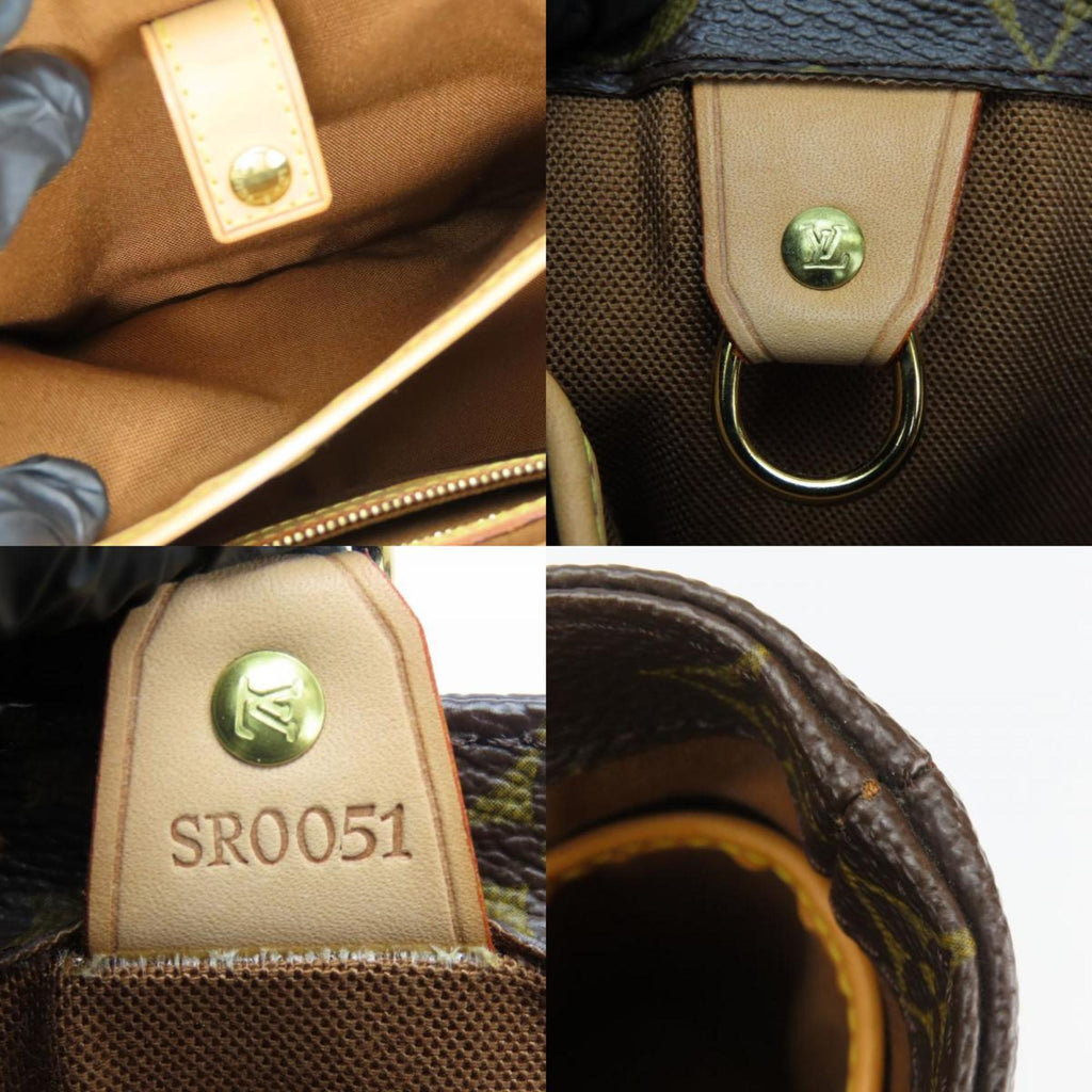Louis Vuitton Brown Monogram Leather Handbag (Pre-Owned)