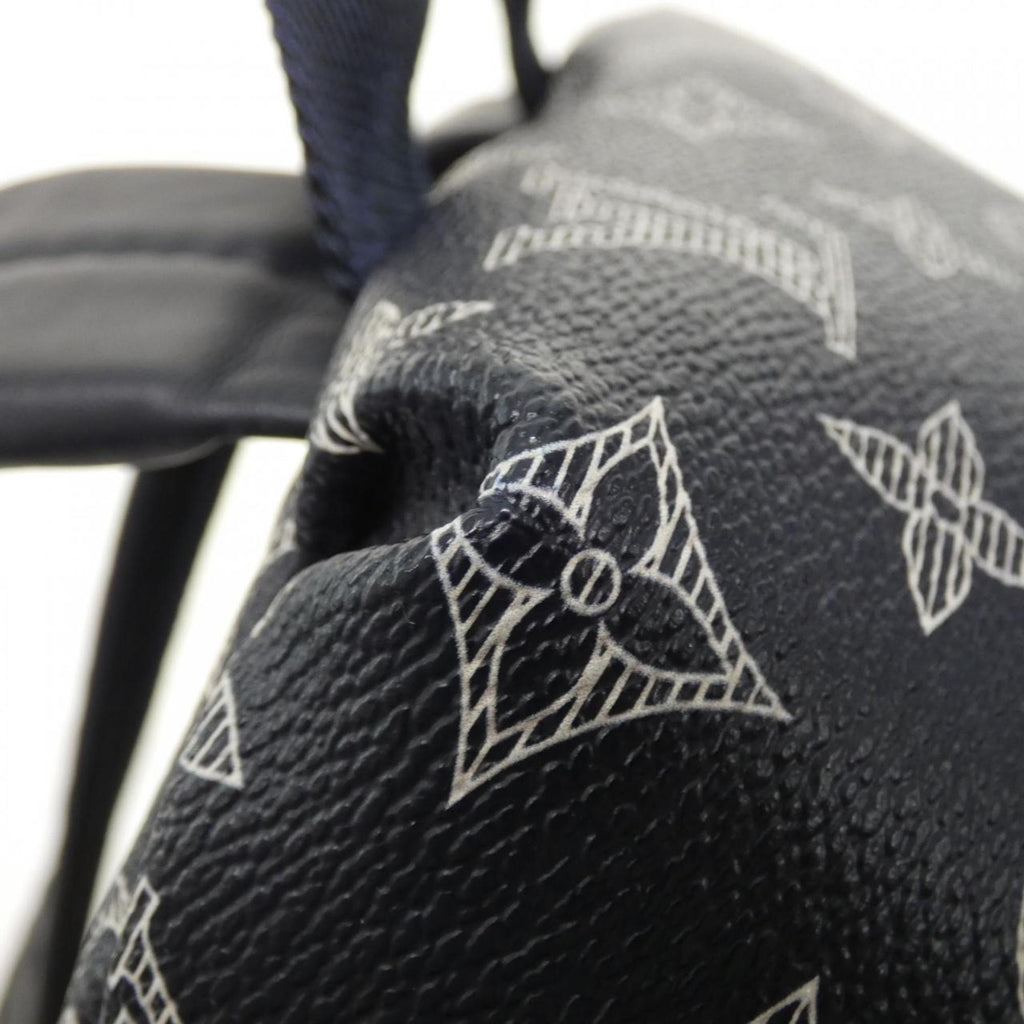 Louis Vuitton Monogram Blue Marine Coated Canvas Backpack (Pre-Owned)
