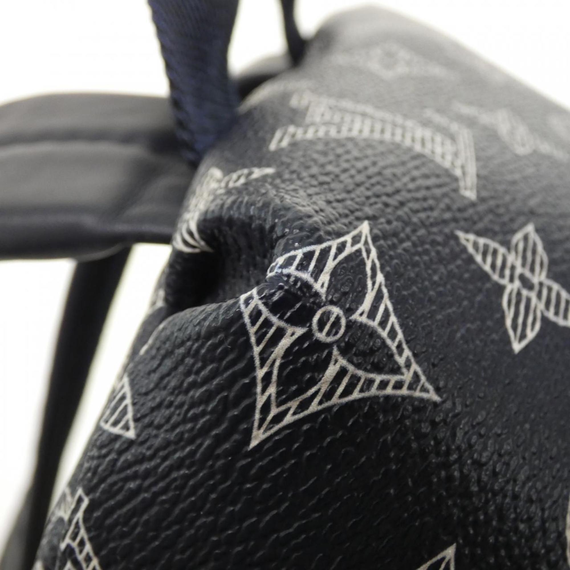 Louis Vuitton Monogram Blue Marine Coated Canvas Backpack (Pre-Owned)
