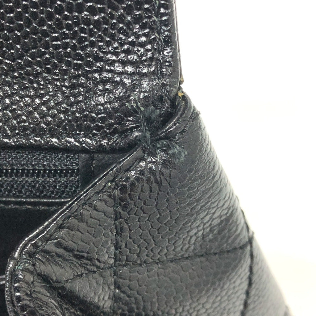 Chanel Black Leather Handbag (Pre-Owned)