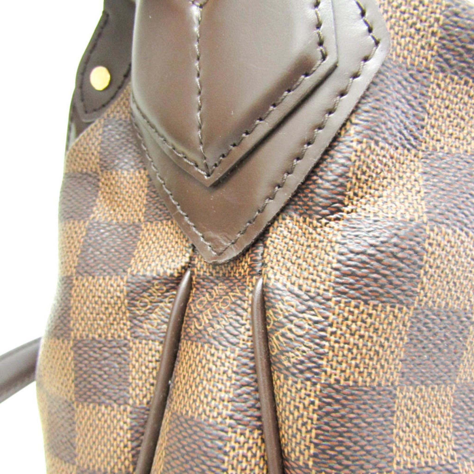 Louis Vuitton Damier Ebene Damier Canvas Handbag Shoulder Bag (Pre-Owned)