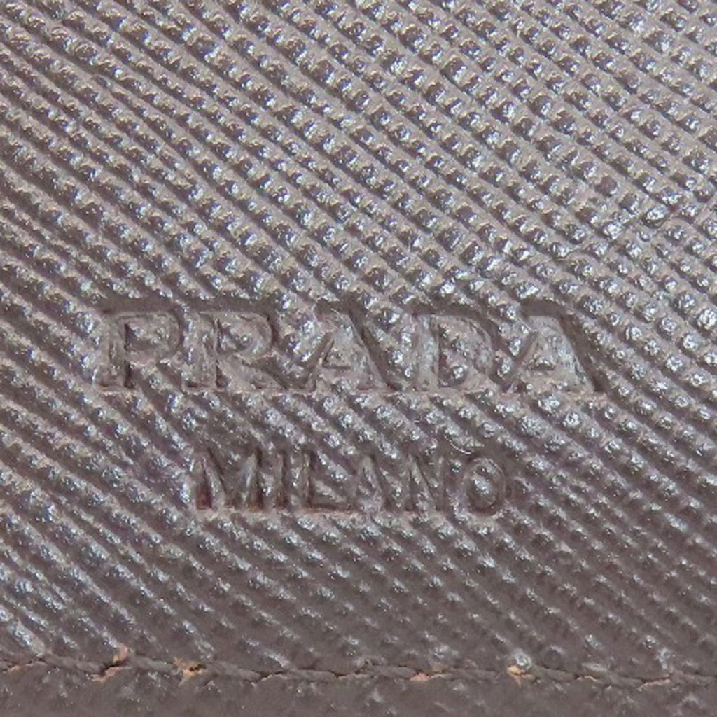 Prada Dark Brown Nylon Wallet (Bi-Fold) (Pre-Owned)
