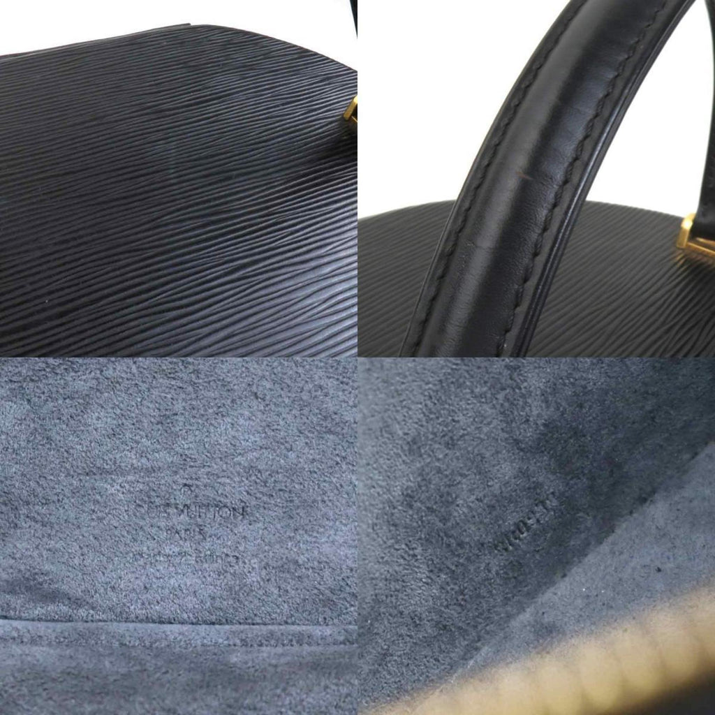 Louis Vuitton Noir Epi Leather Handbag (Pre-Owned)