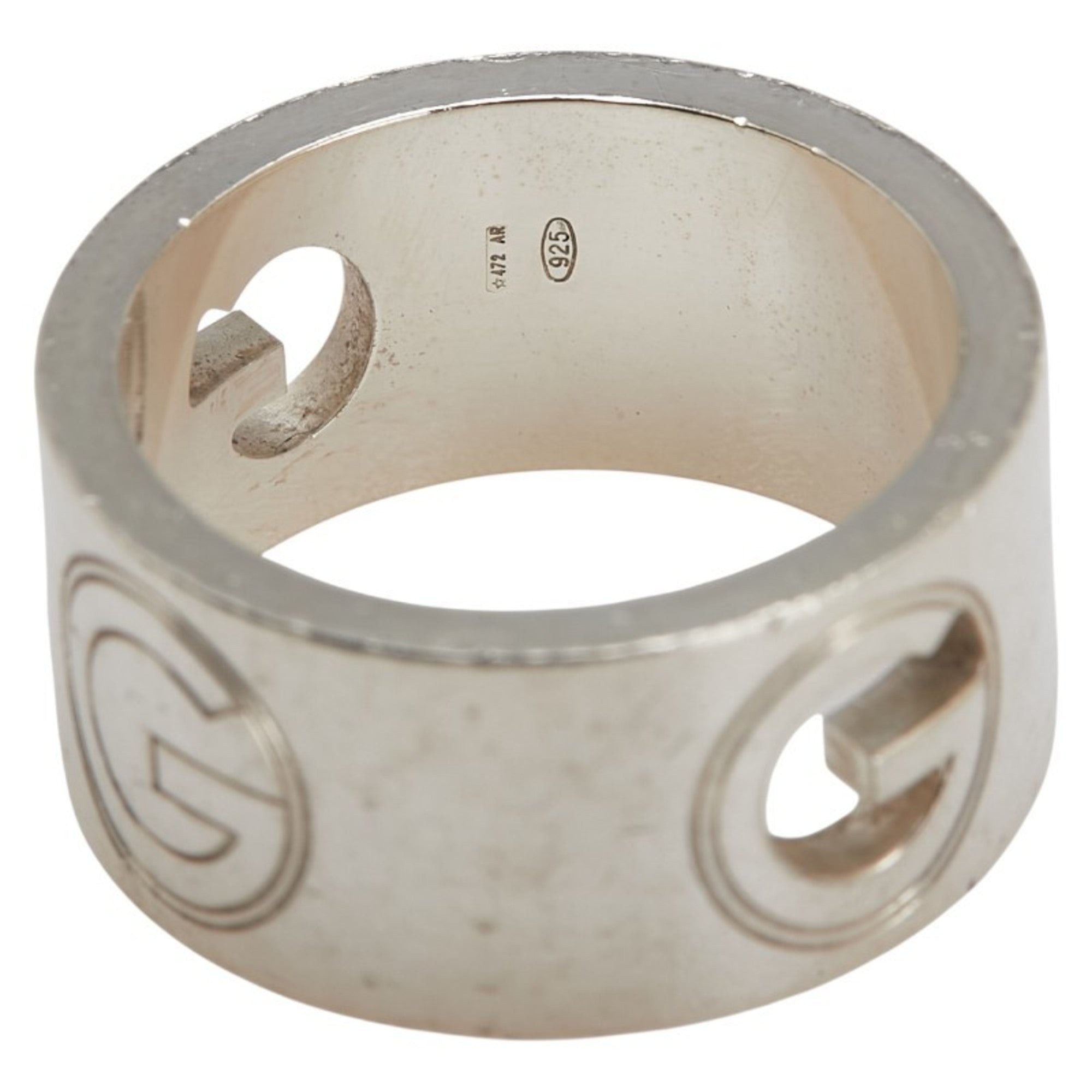 Gucci Silver 925 Band Ring (Pre-Owned)