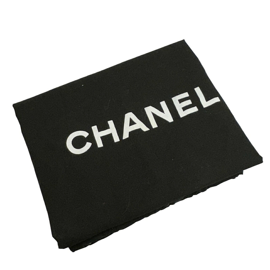 Chanel Beige Black Tweed Leather Tote Bag (Pre-Owned)