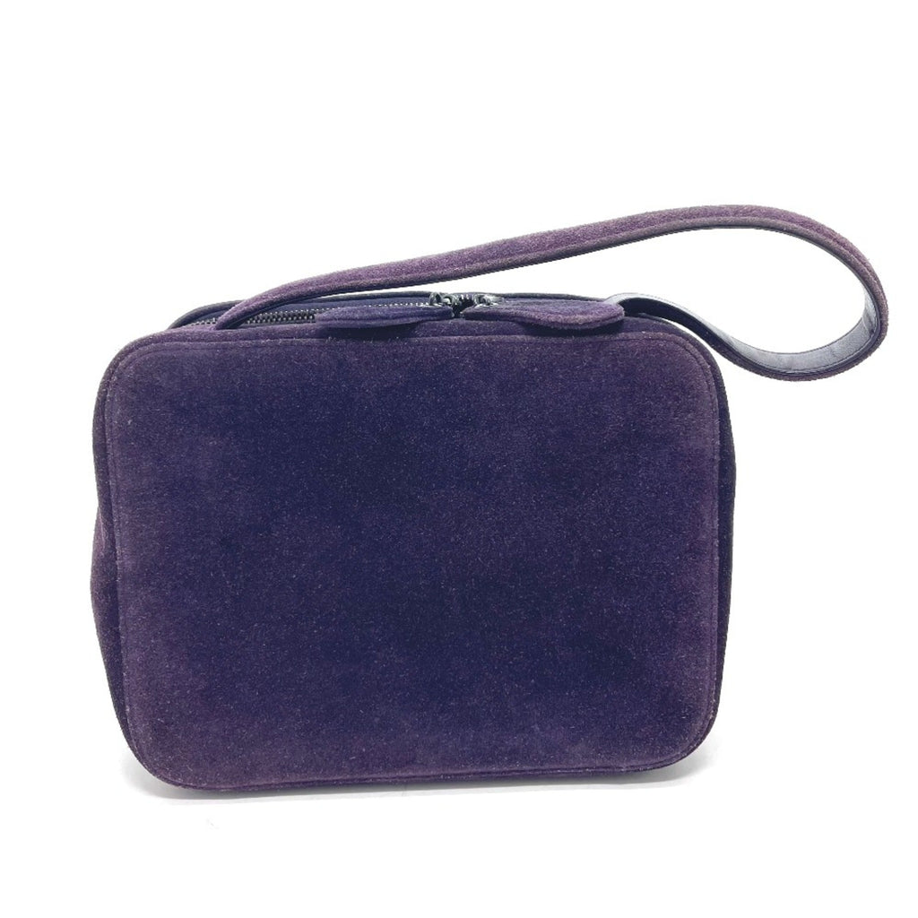 Chanel Purple Leather Handbag (Pre-Owned)