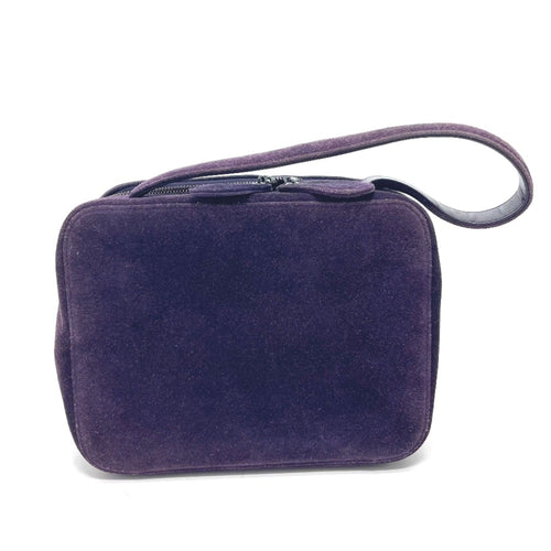 Chanel Purple Leather Handbag (Pre-Owned)