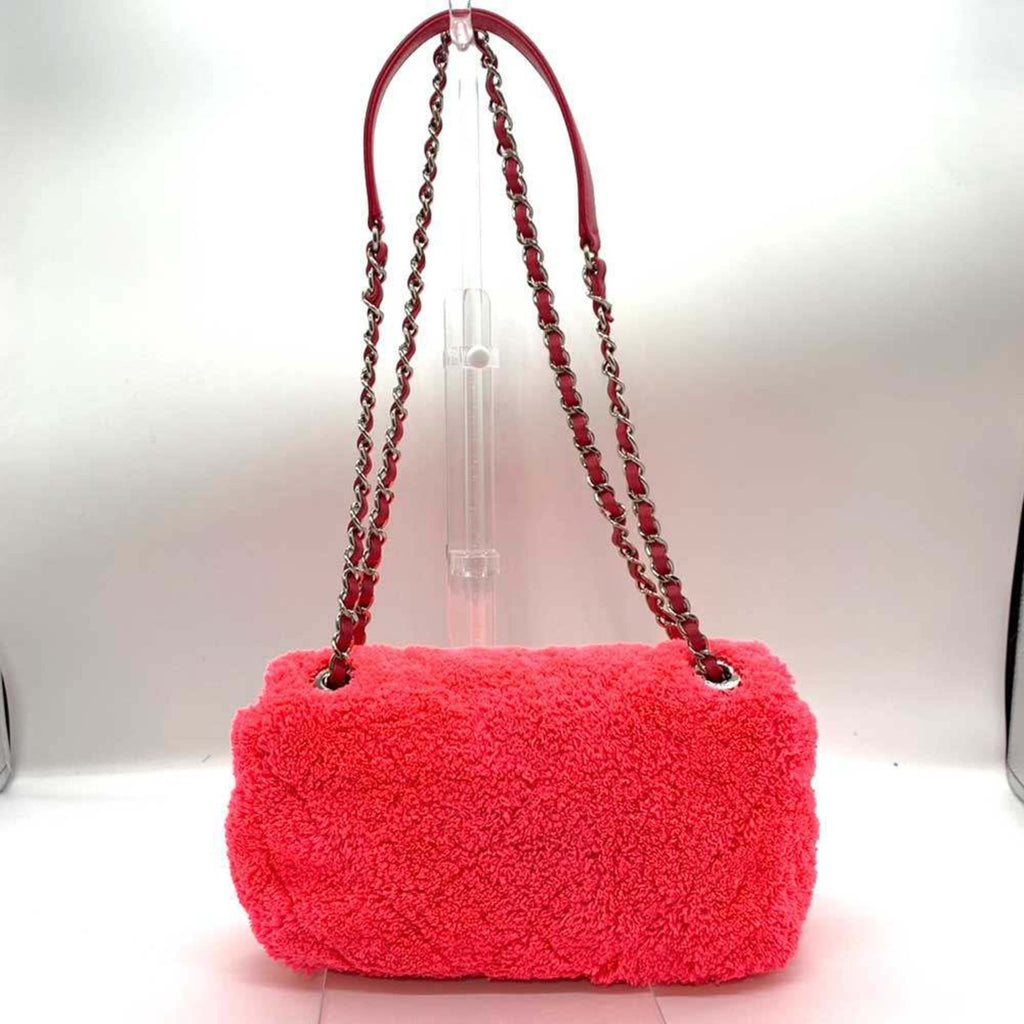 Chanel Pile Fabric Pochette Shoulder Bag (Pre-Owned)