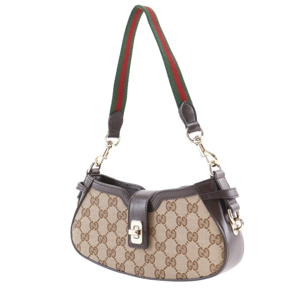 Gucci Brown Gg Canvas Shoulder Bag (Pre-Owned)