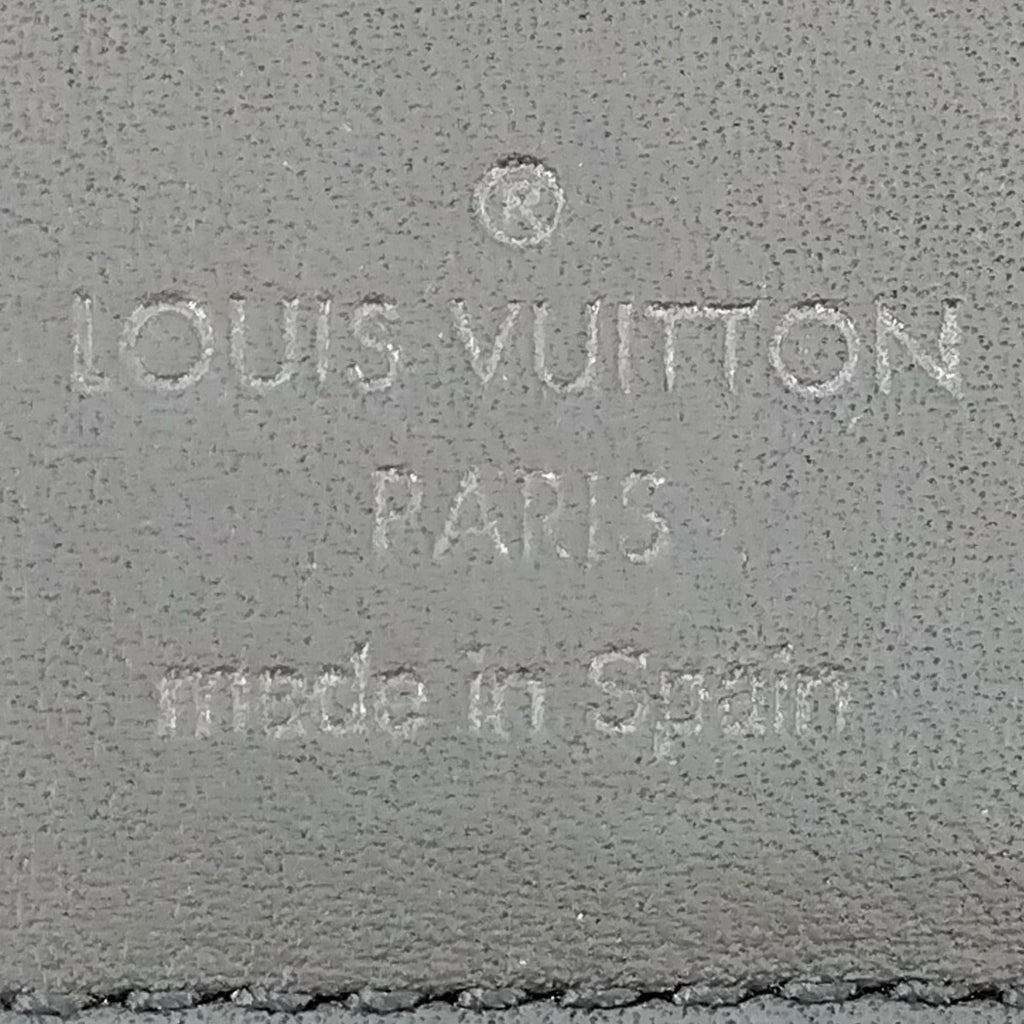 Louis Vuitton Black Noir Leather Coin Purse/Coin Case (Pre-Owned)
