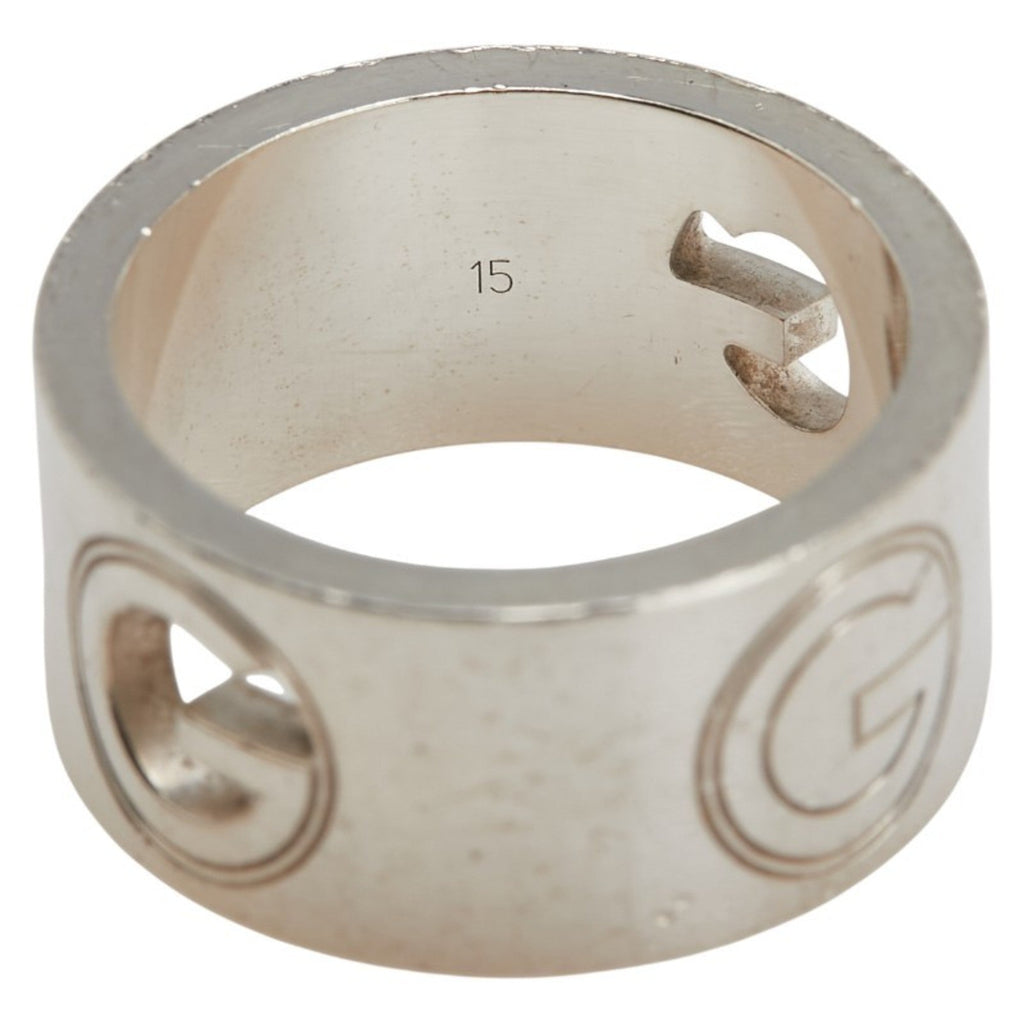 Gucci Silver 925 Band Ring (Pre-Owned)