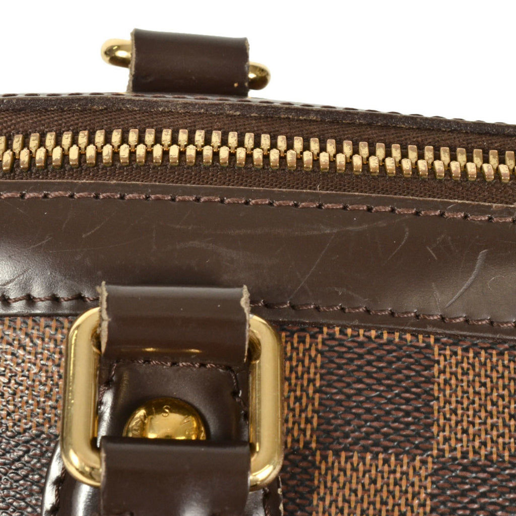 Louis Vuitton Ebene Damier Canvas Handbag (Pre-Owned)
