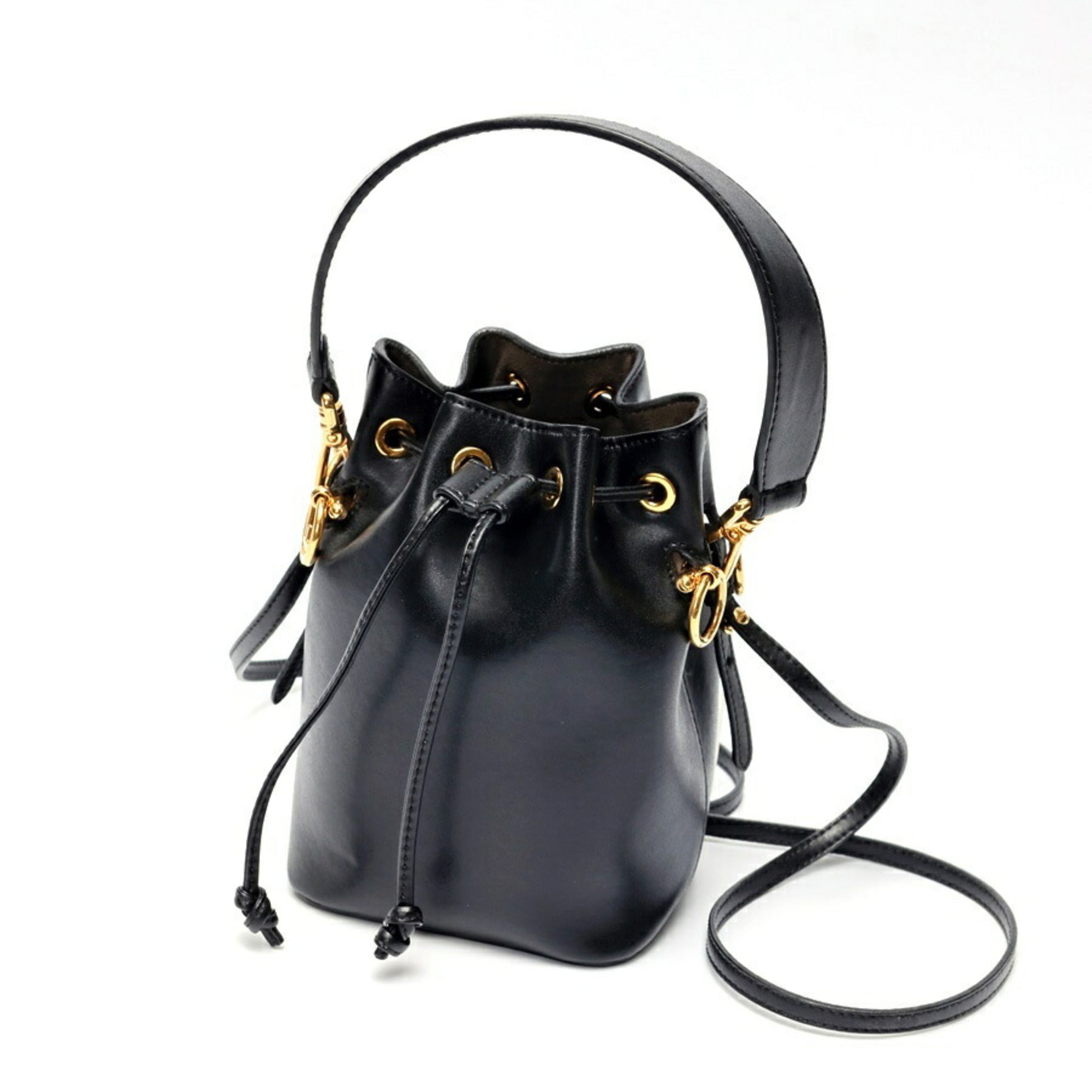Fendi Black Leather Handbag (Pre-Owned)